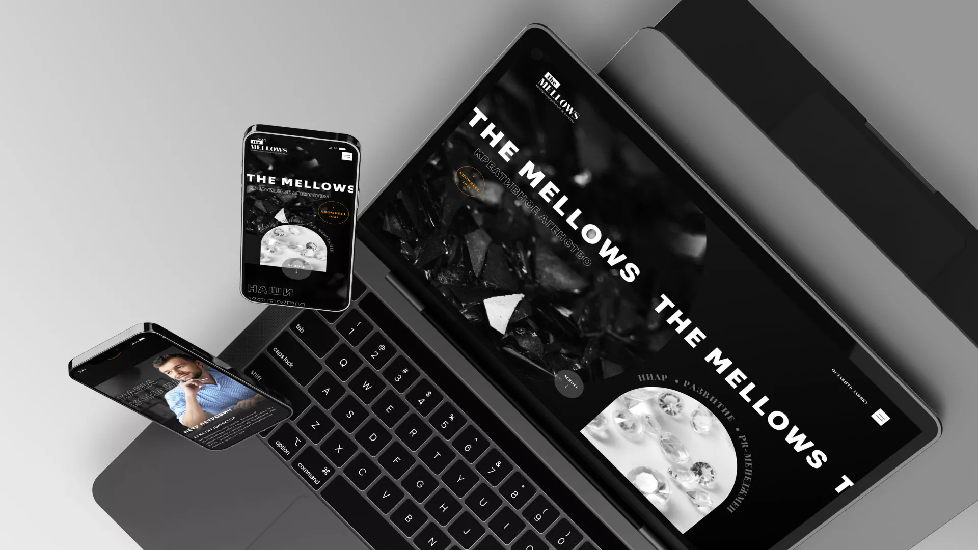 Разработка сайта креативного агентства «The Mellows» в Белой Холунице