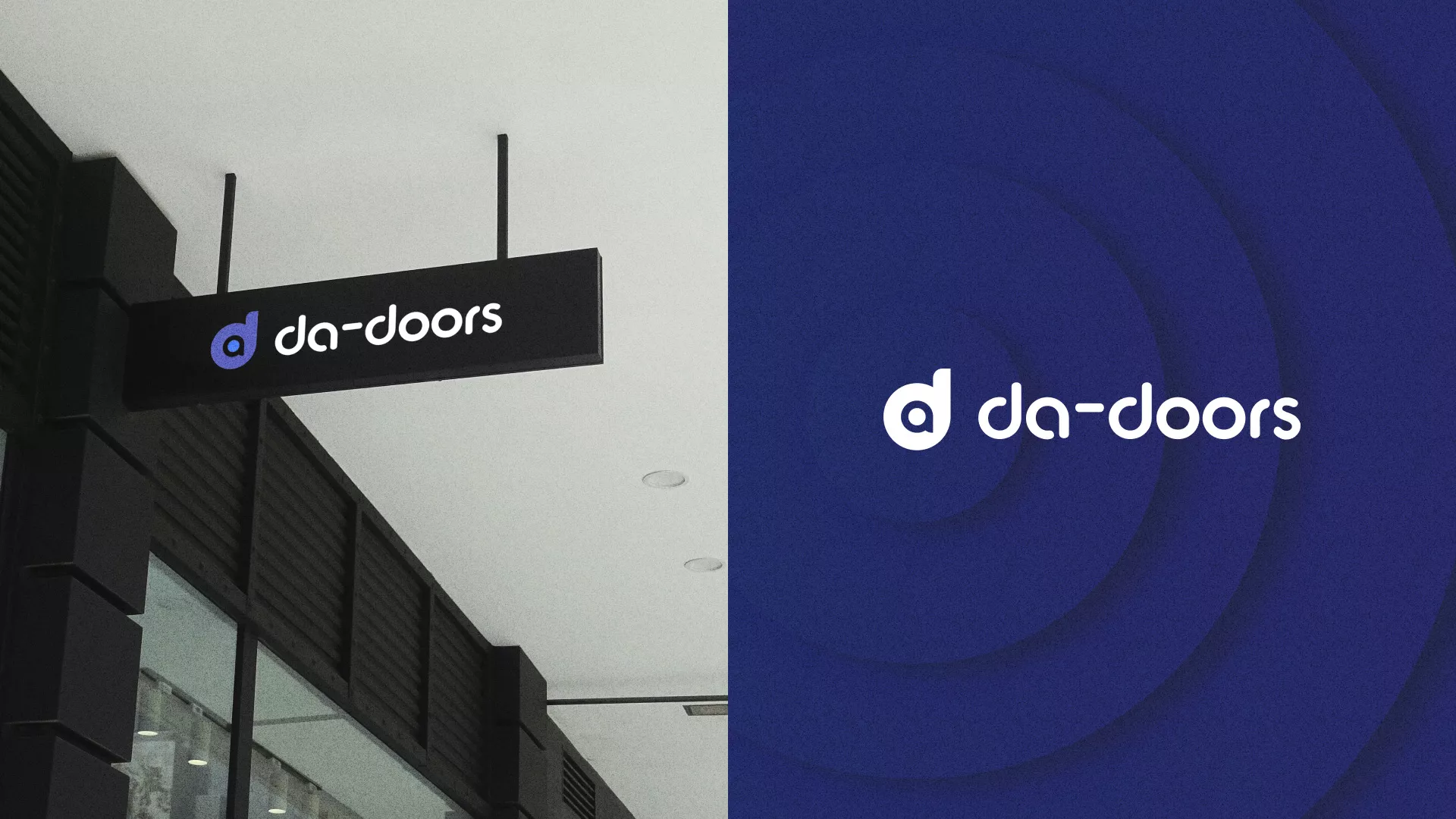 Разработка логотипа компании по продаже дверей в Белой Холунице